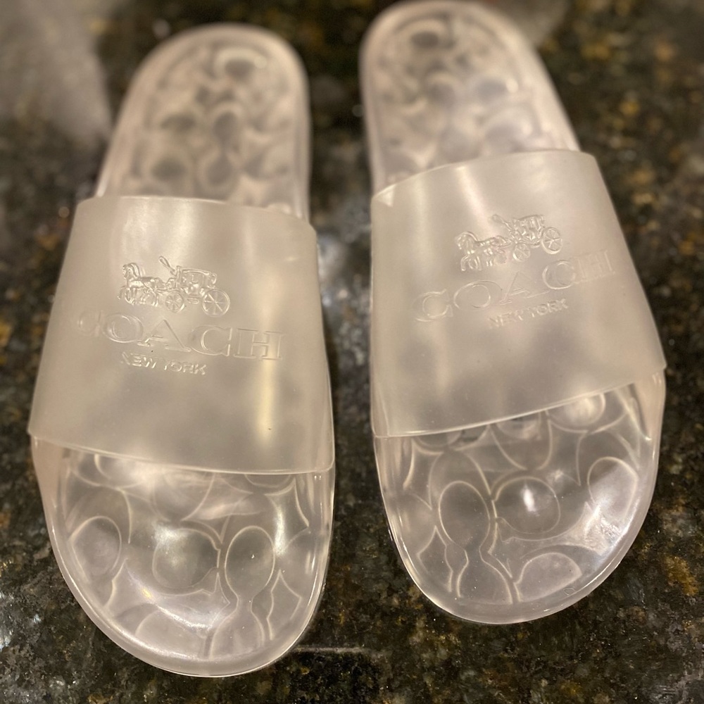 Brand New Clear Coach Slides